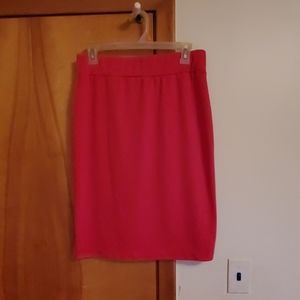 Pink skirt